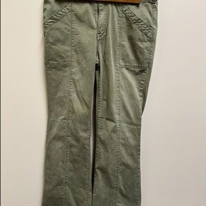Pilcro Sage Green Boot Cut Pants